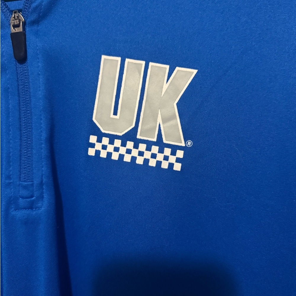 Top of the World Kentucky Wildcats UK Quarter-Zip Pullover Blue Men’s Medium - Picture 2 of 6